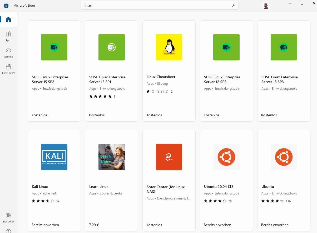 Screenshot Microsoft Store