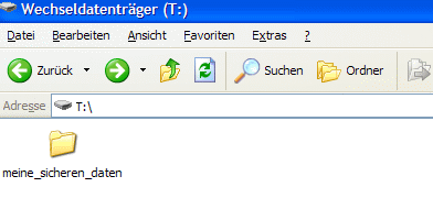 Eingebundenes TrueCrypt-Volume unter Windows